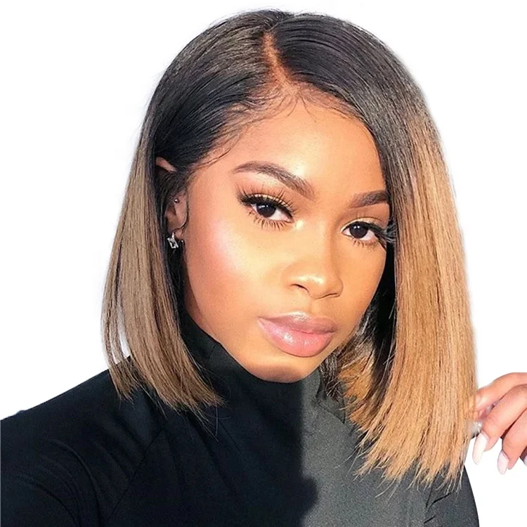 Красивые кружевные парики из волос 13x6 кружева 1b/Коричневый Бразильские прямые волосы парики из натуральных волос на кружевной закрытием парики