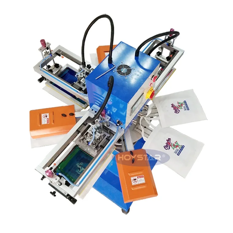 Cheap One Small 3 Color Silk Screen Printing Machine For Label
