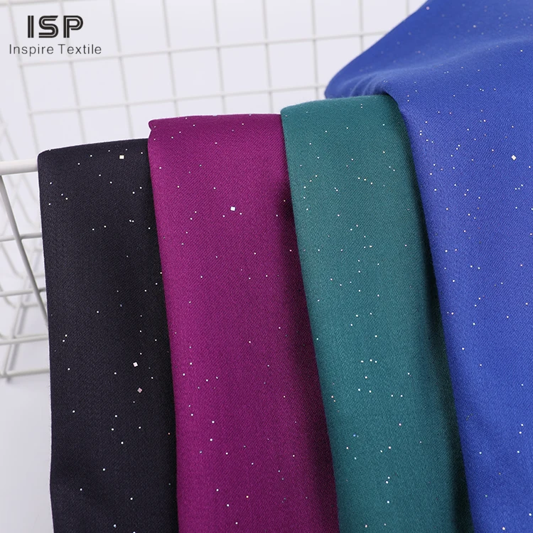 New product plain printed fabric price viscose 100% rayon satin fabric for dress