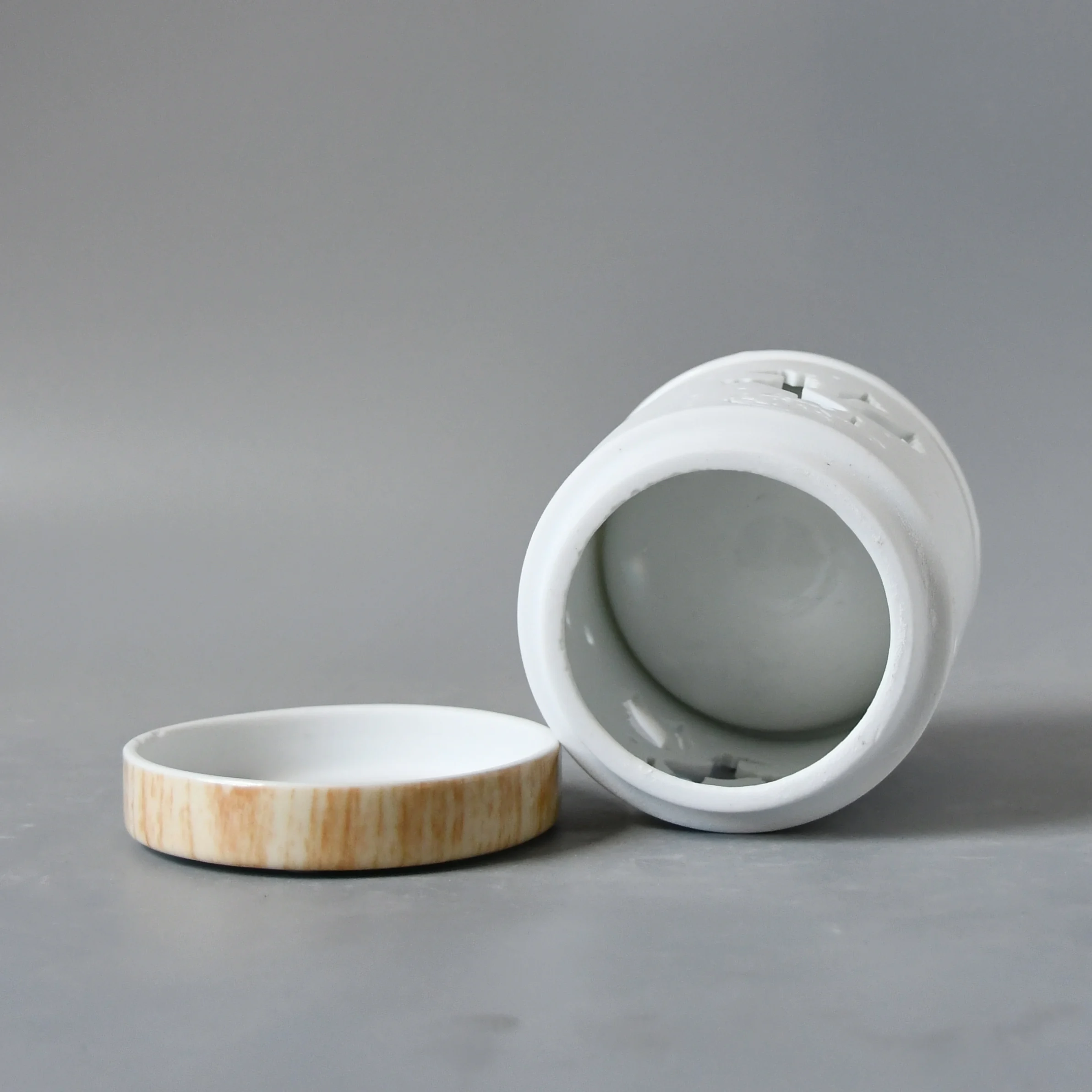 Pegasus Cupid Essential Oil Wax Burner Ceramic Romantic  Home Decoration White Tealight Candle Holder Porcelain Oil Burner