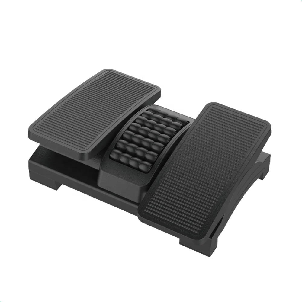 Split type ergonomic new design adjustable plastic footrest