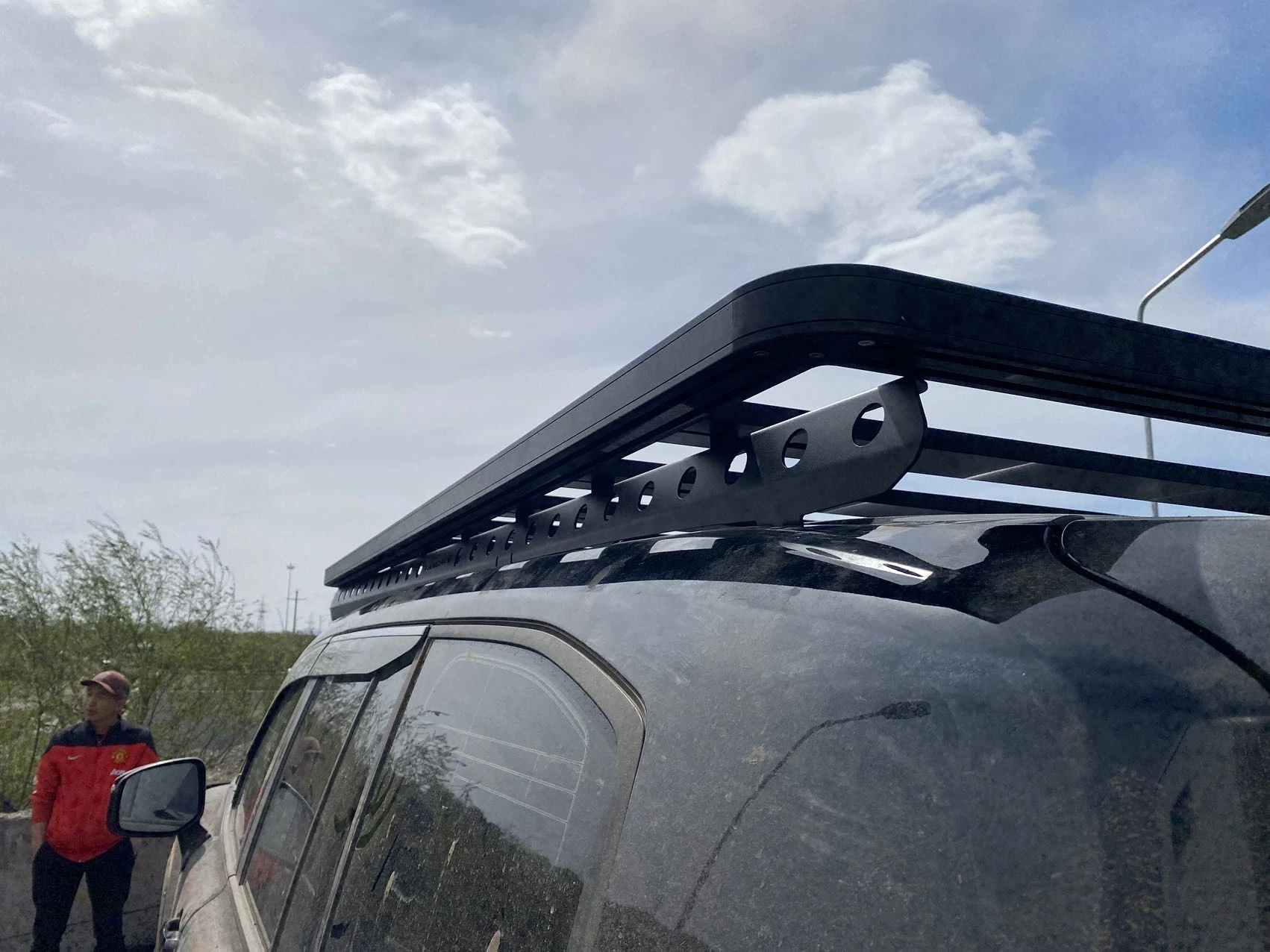 Factory Price 4x4 offroad Roof Rack for Toyota land cruiser LC300 accessories Roof Luggage Rack