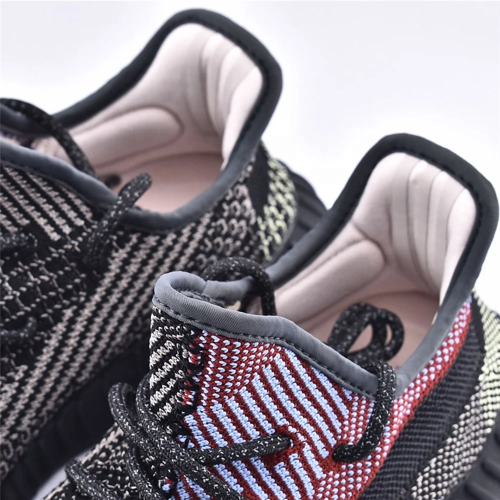  Оптовая продажа оригинальные статические кроссовки Yeezy zebra 350 V2 спортивная обувь Yecheil коробки с логотипом Размер США 3