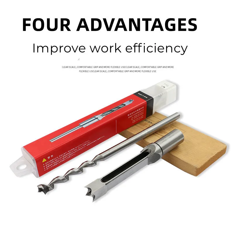 Japanese Kobayashi Square Hole Drill Made of Cemented Carbide with Quality Product and Precise Cutting and Higher Efficiency