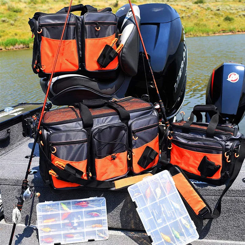 large lures bait packaging fishing bag storage case waterproof camping hiking fly fishing box