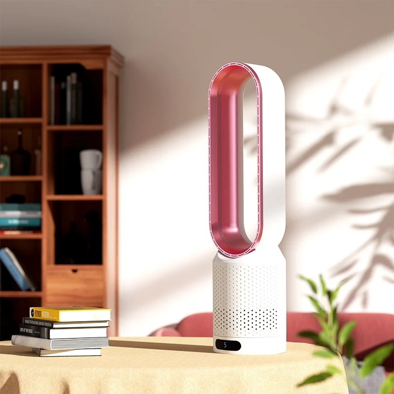 Bladeless Fan Tower Table Fan Portable Desktop Air Cooler For Home Study Camping Air Purifier Bladeless Fan