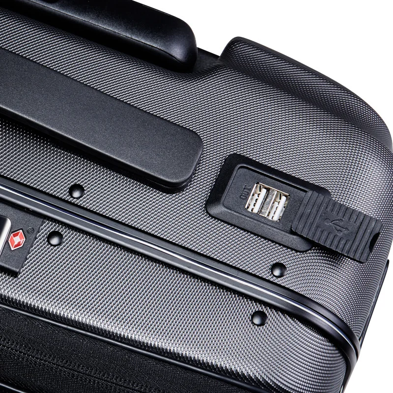 New model following electric luggage scooter with USB interface