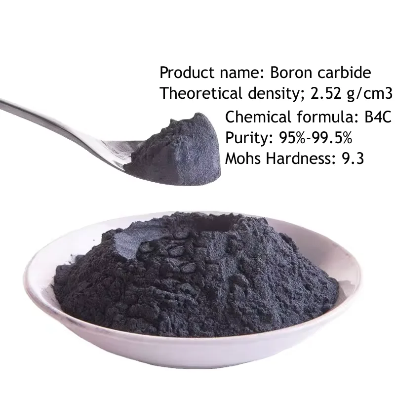 Various Particle Sizes B4C Boron Carbide Price As Grinding And Polishing Material