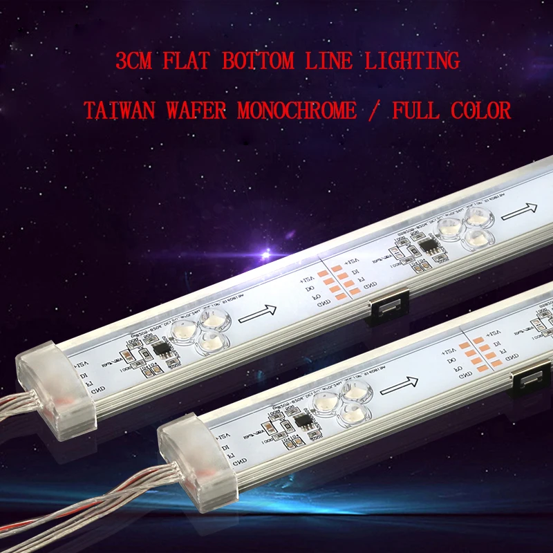  Уличный светодиодный линейный прожектор для фасада DMX512 водонепроницаемый IP66 RGB 36 Вт уличный настенный светильник