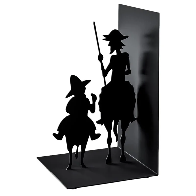 Custom iron character bookends bookshelves decoration simple modern european-style study Knight Newspaper, Book bookends