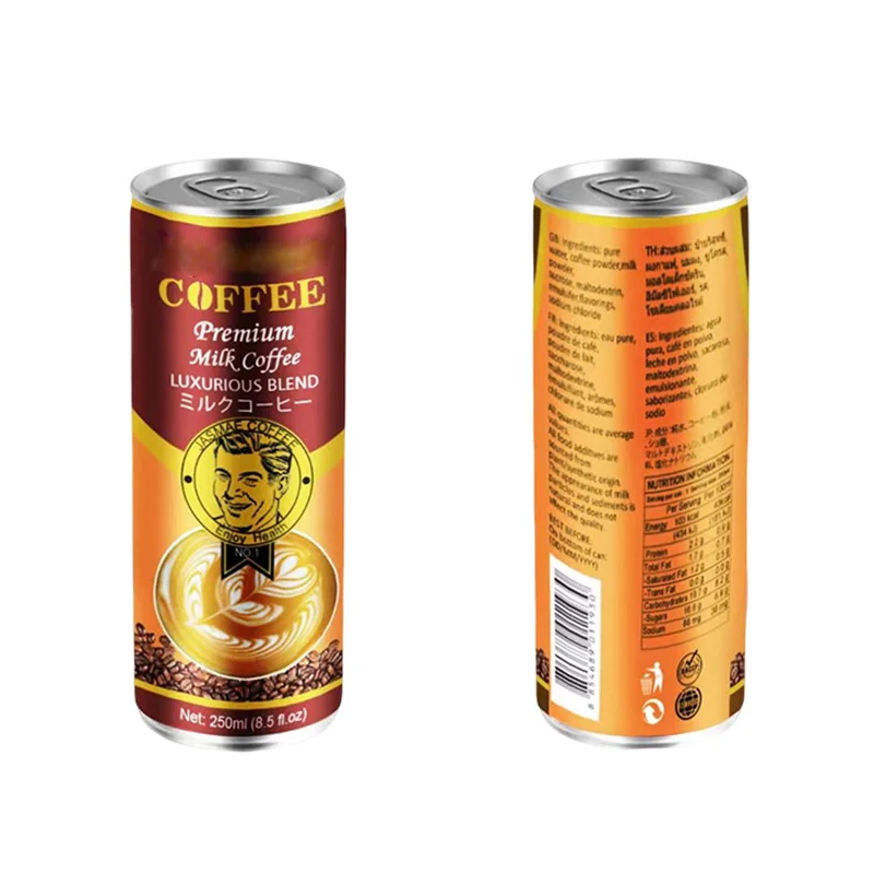 Coffee Drinks with outstanding quality from Tan Do beverage OEM in Private Label  250ml can