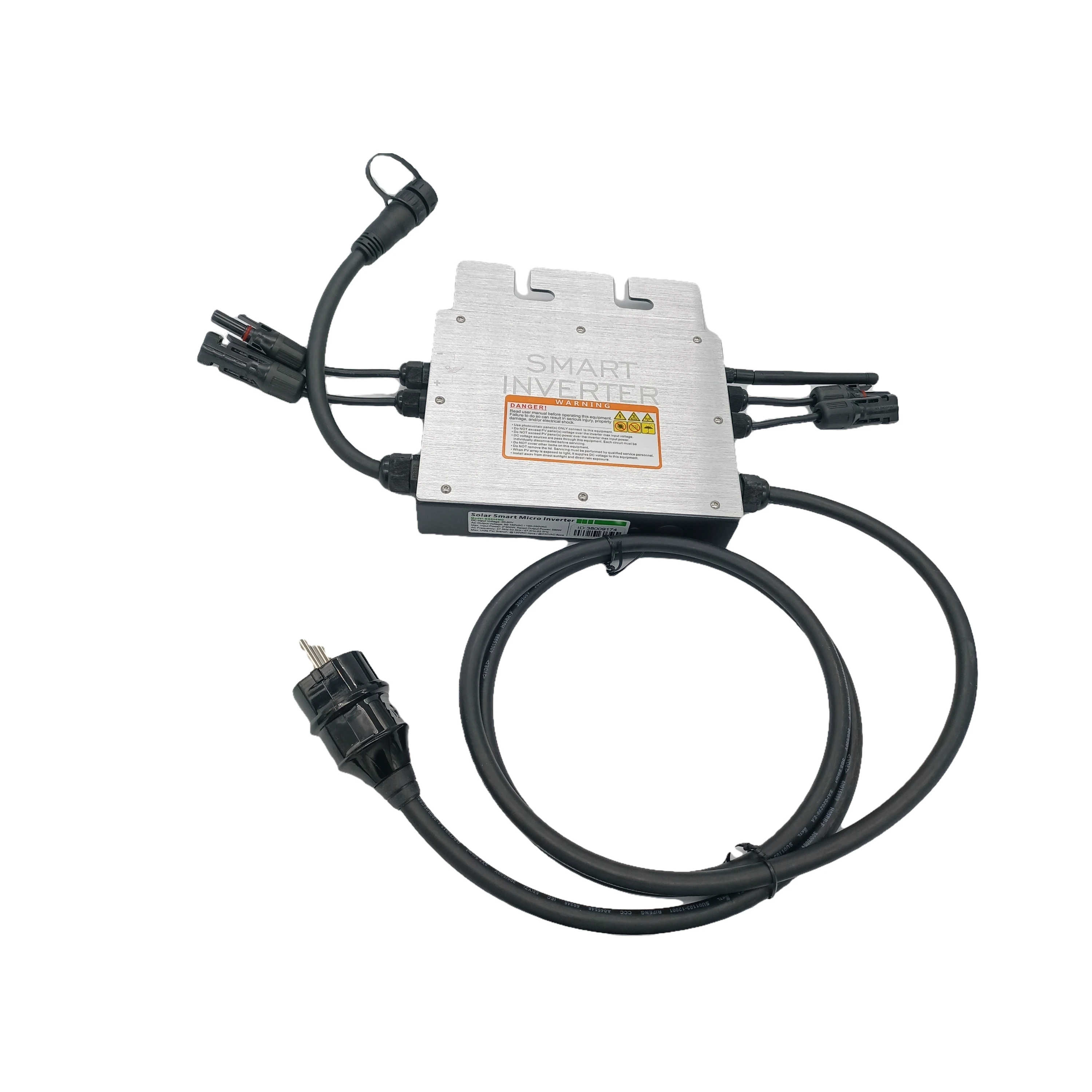 SG600MD Micro Inverter Low Cost Soar Panel 600W Balcony Solar System Balkonkraftwerk Schuko Cable Solar Dc Connector