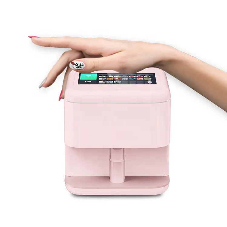 Smart Mobile DIY Art 3D Intelligent Digital Nail Printer fingernail Printer Machine
