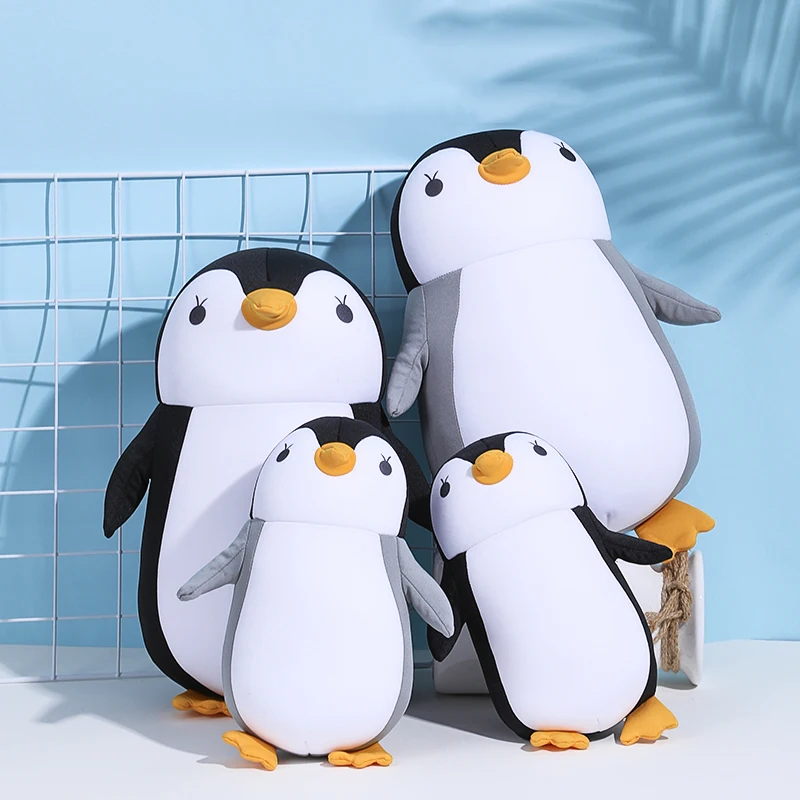 Wholesale  Custom cartoon penguin shaped body pillow 2 in 1 pillow for travel rest home