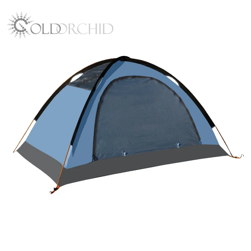 High quality double layers durable aluminum pole 3-4 people tendas tent for outdoor camping hiking travelling beach