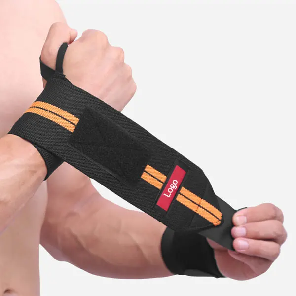 Custom Adjustable Body Building Gym Fitness powerlift Wristband Training Support Straps Belt Workout Weightlifting Wrist Wraps