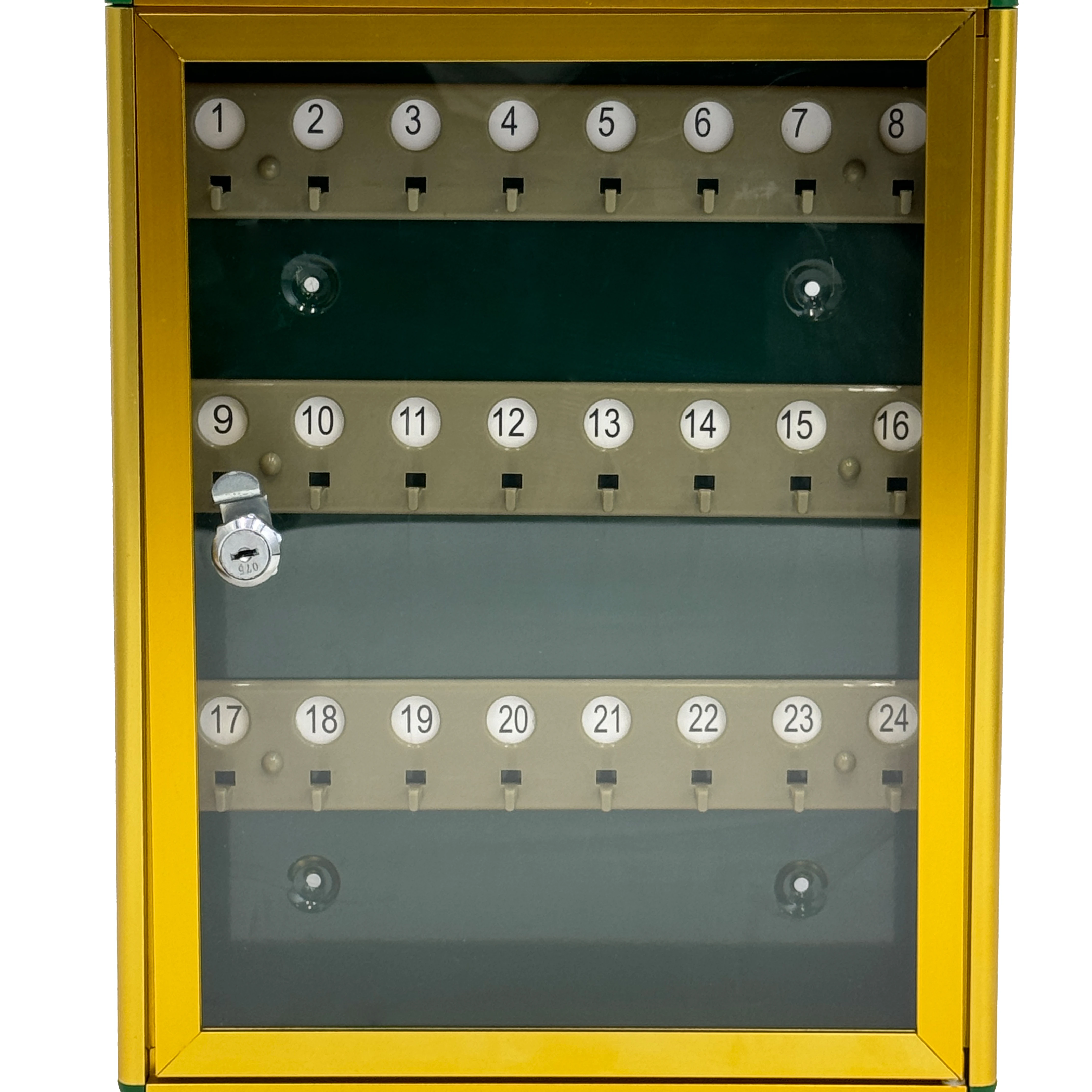 High Quality Price Gold Glass Panel Eye-Catching Numerous Hanging Key Boxes Factory Key Boxes