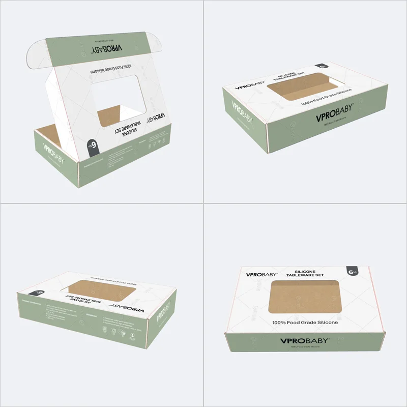 Wholesale stock custom your logo baby plate suction silicone baby silicone bib bowl spoon tableware set