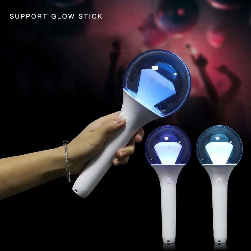 RICHSHINING Korea Japan Concert Diamond Glowing Penlight Concert Stick Colorful Flashing k pop light stick For Festival Party