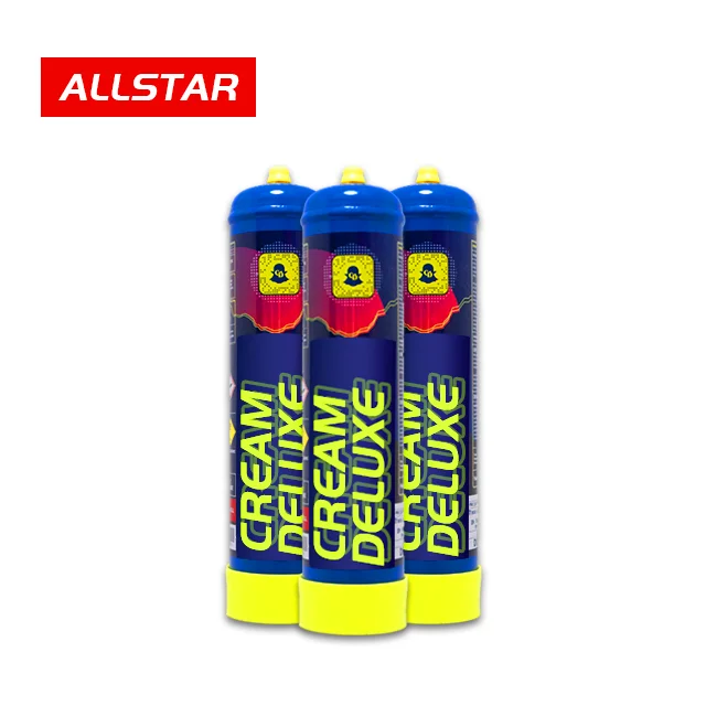 Hot Sale 580g 615g 640g Food Grade Cream Whipper Canister Gas Cylinder For Dessert