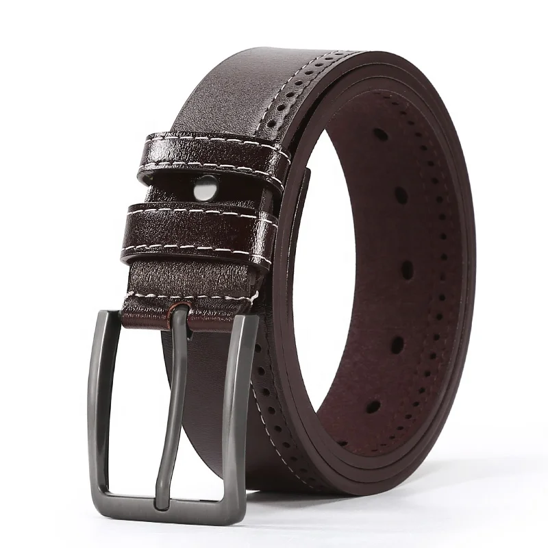 2022 tpu leather Professional best price hard quality customize pin buckle belt for men