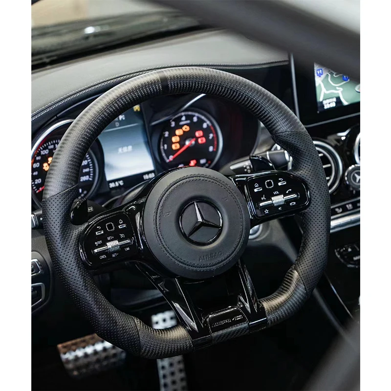 Автомобильный руль для mercedes ml 2014 c200 benz 2009 - 2024