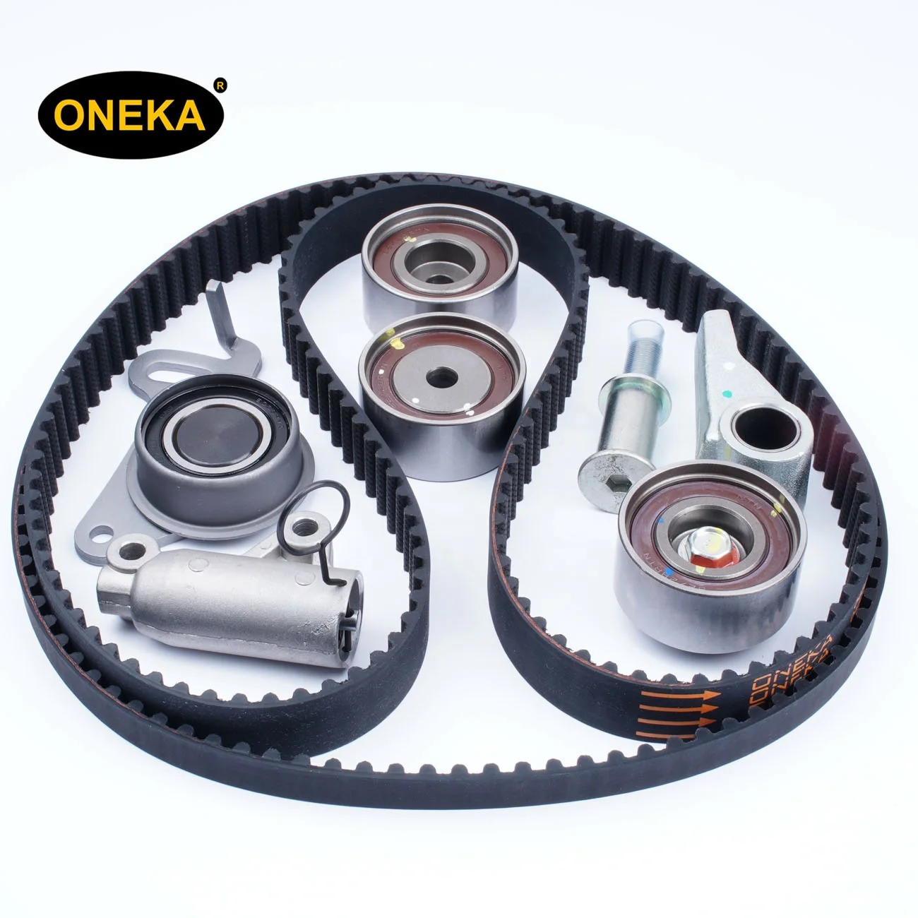 ONEKA RTS Engine Parts 4D56T Hydraulic Tensioner Pulley Timing Belt Kit For Mitsubishi K015641XS 1145A019 1145A031 MD310484