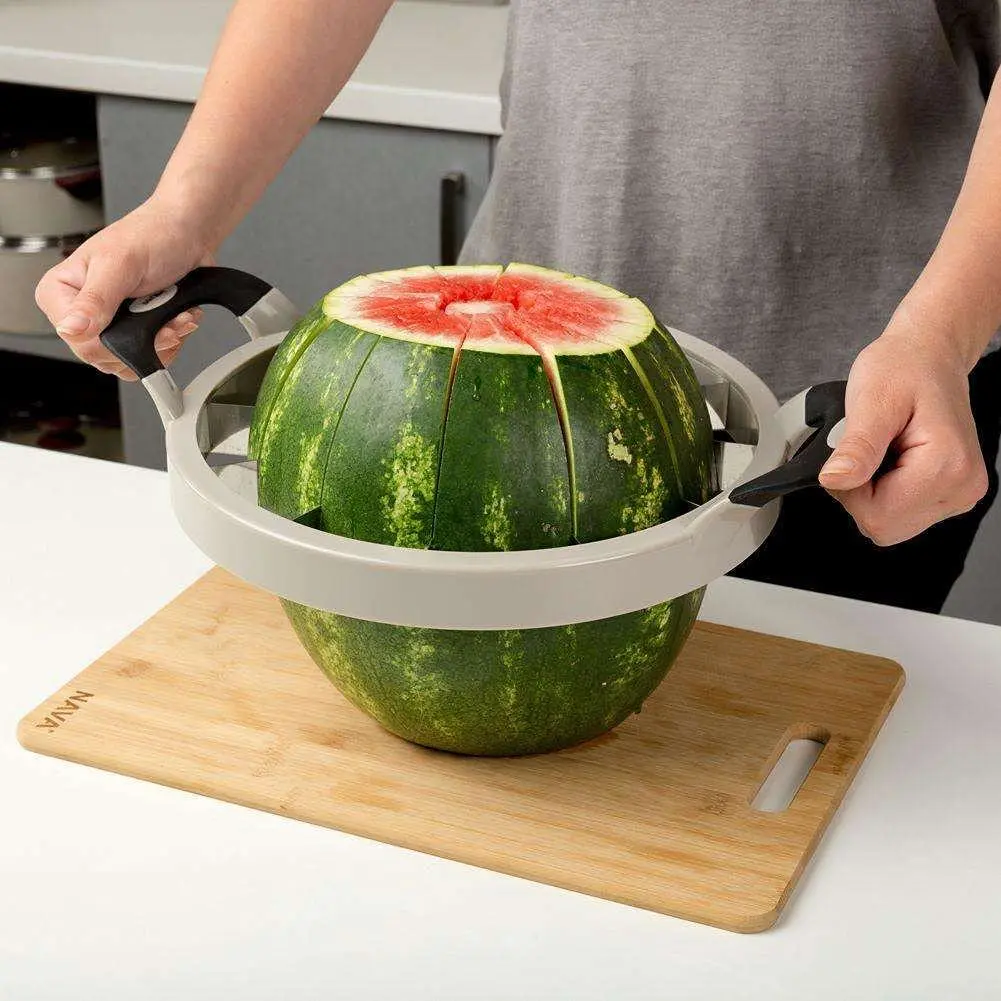 Handheld Round Divider Multifunctional Melon Slicer Cutter Watermelon Slicer Cutter