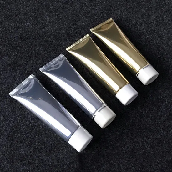 Мягкая косметическая пластиковая туба для крема рук 50 мл