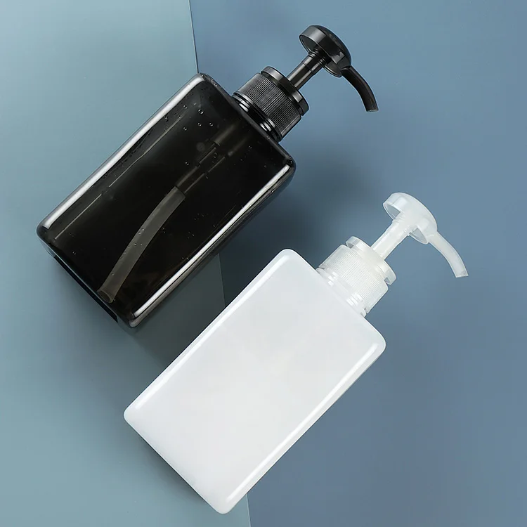 600ml 20oz Clear Empty Dish Wash Container Wash Hand Sanitizer Pump Bottle Plastic Liquid black brown Soap Bottle