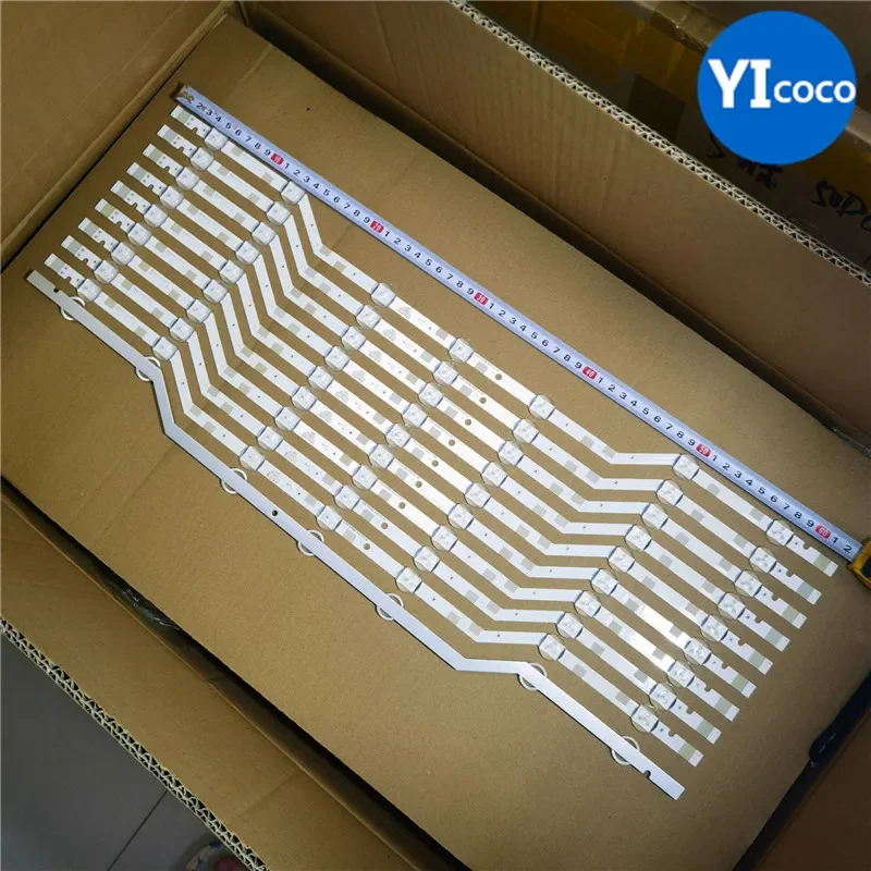 FOR  UN32J5205AF  LCD TV backlight strip V7DN-320SM1-R1 BN96-36236A LM41-00134A   620mm   7 LED 3V  Aluminum 100% NEW