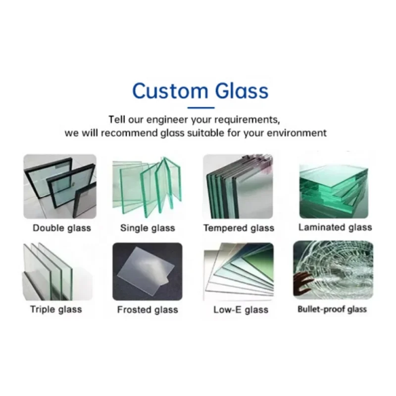 Factory Customized outside sliding window grill design Aluminum Rainproof Windows Alloy Sliding Window