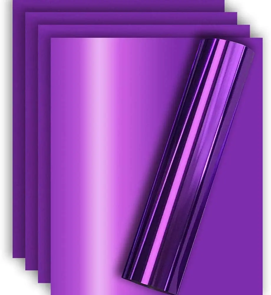 MOYAN metallic heat transfer vinyl sticker for T-shirt