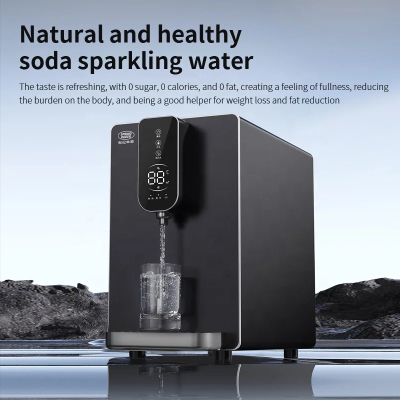 Commercial 220V Electric Soda Water Maker Cold Water Dispenser Sparkling Water Maker Machine