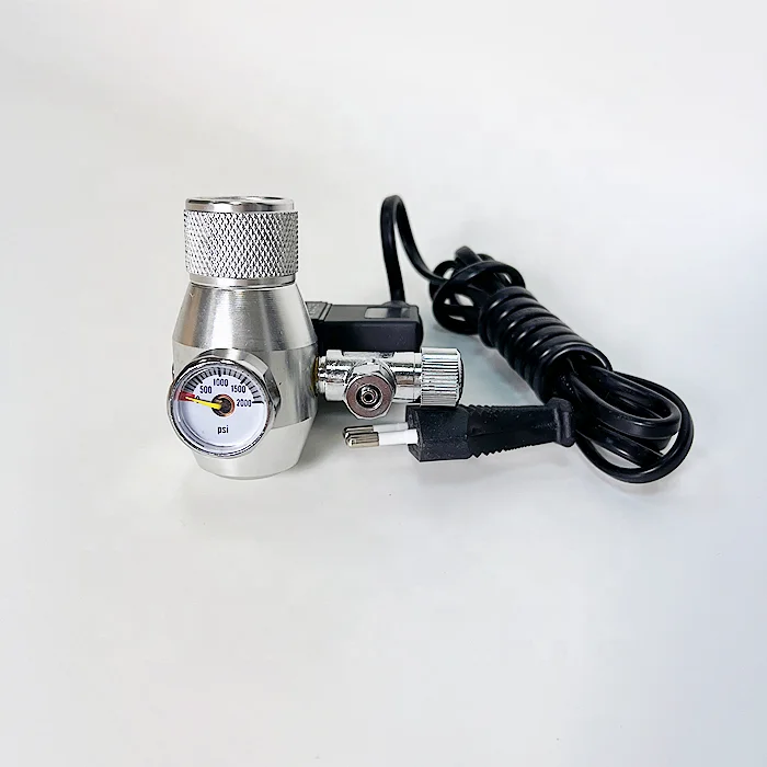 L-01 Mini Pressure CO2 Regulator with Solenoid Valve and Bubble Counter