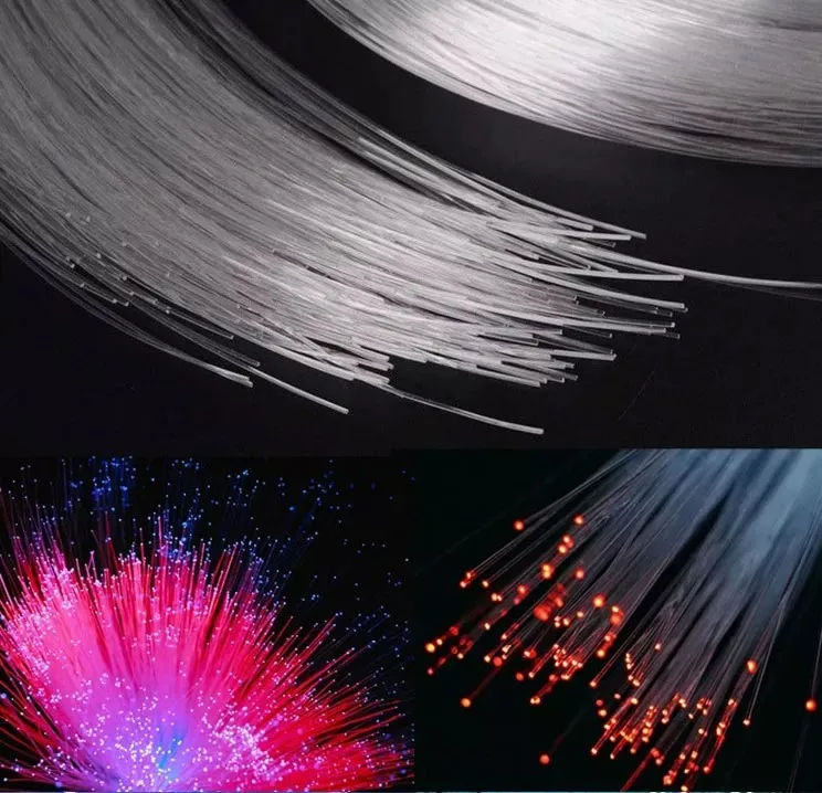 per roll super thin PMMA 0.5mm 0.75mm 1.0mm 1.5mm 2mm 3 mm plastic optical fiber lighting cable