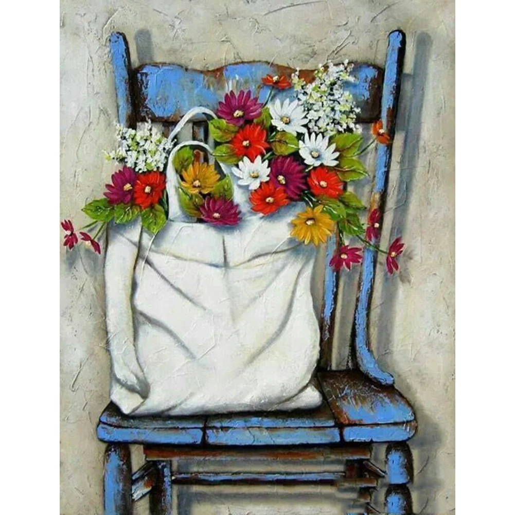 Custom Designs Diy Canvas Painting Flower Paint By Number Kit for