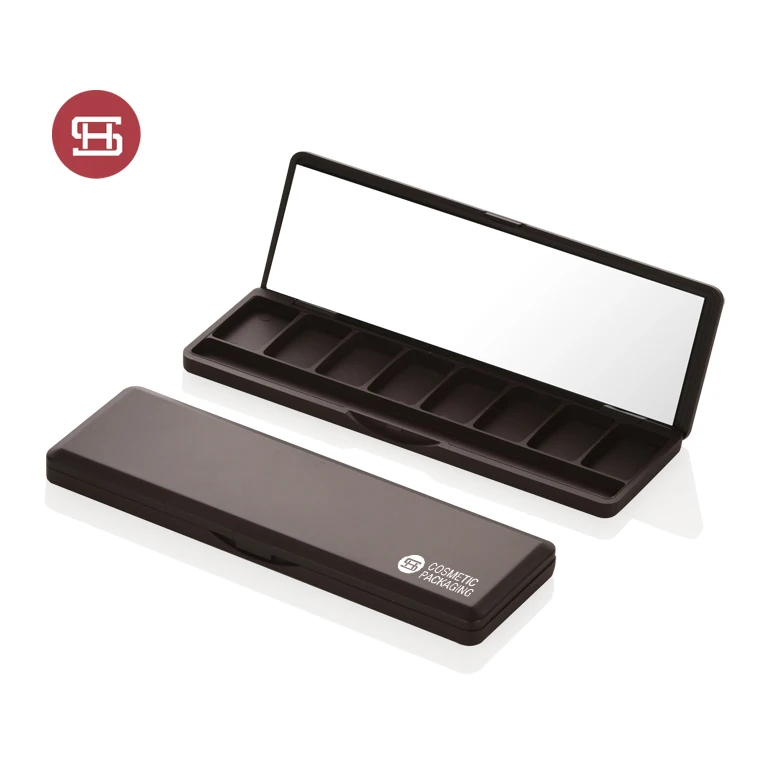 New Products Eyeshadow Palette Packaging Makeup Cosmetic 8 Colors Empty Eyeshadow Packaging Custom Empty Eyeshadow Palettes