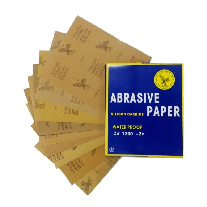 Good Quality Polishing Sandpaper Silicon Carbide Sandpaper Waterproof Sand Sheet