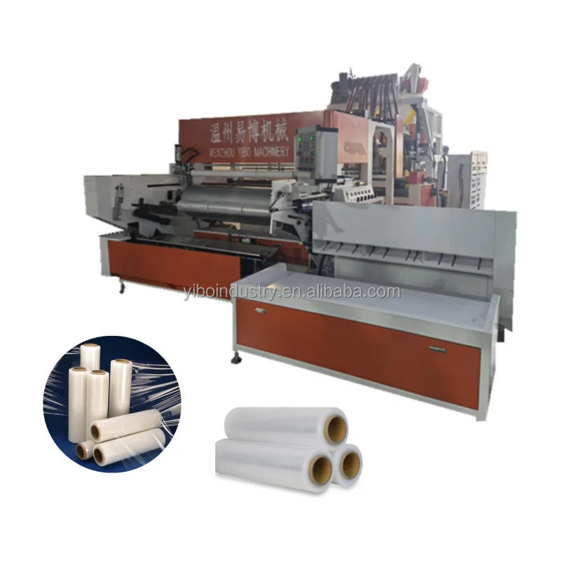 high speed pe extruder 3 layer lldpe jumbo roll stretch film machine