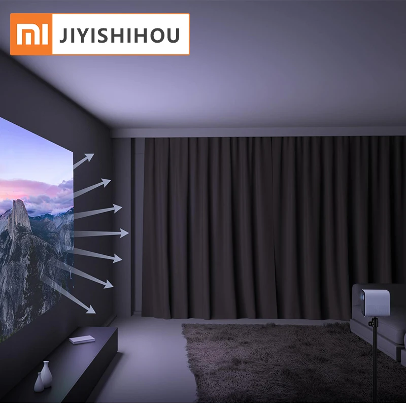  Xiaomi Mi Mini проектор Молодежная версия DLP портативный 1920*1080 поддержка 4K видео WIFI