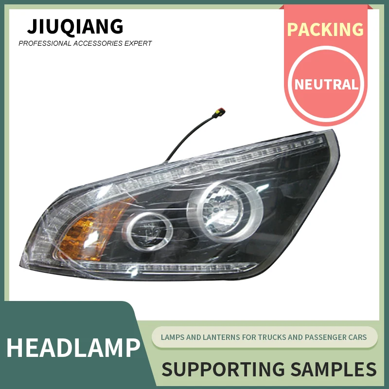 Bus Lamps Headlamps and Bus Combination Headlamps Plastic Carton Box Head Lamp Shandong Headlight Union Jiuqiang China as Golden