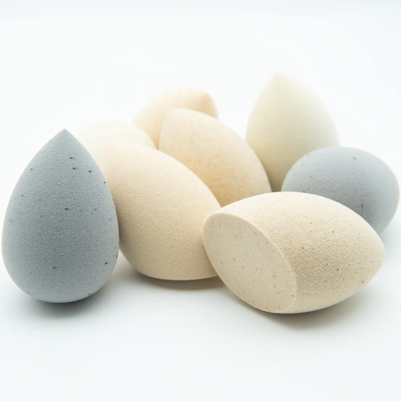 2024 Coconut Shell Infused Makeup Sponge Natural Color Latex-Free Washable Foundation Blending Sponges Multi-Cosmetics Facial