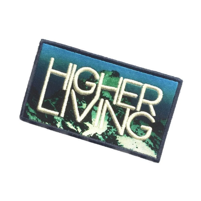 customize ready stock cheap price felt fabric rose flower iron on embroidery patch