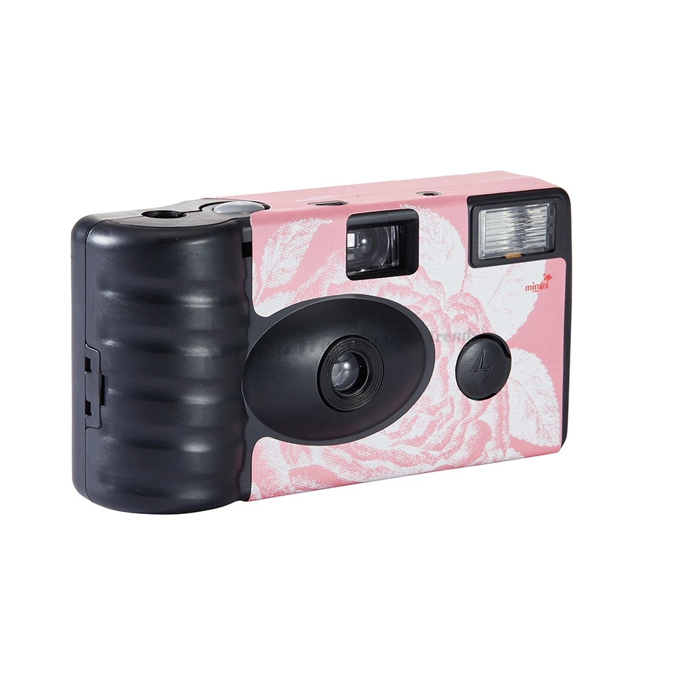 Экспозиция 8/12/17/24/27 на 1 раз, Классическая одноразовая рекламная камера kodak со вспышкой