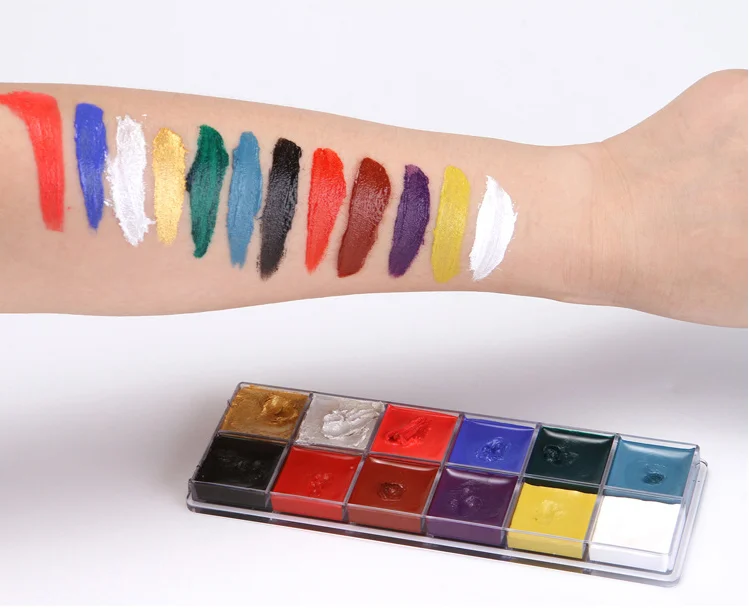 Wholesale 12 Colors face Paint Oil Based Set body Painting Body Art