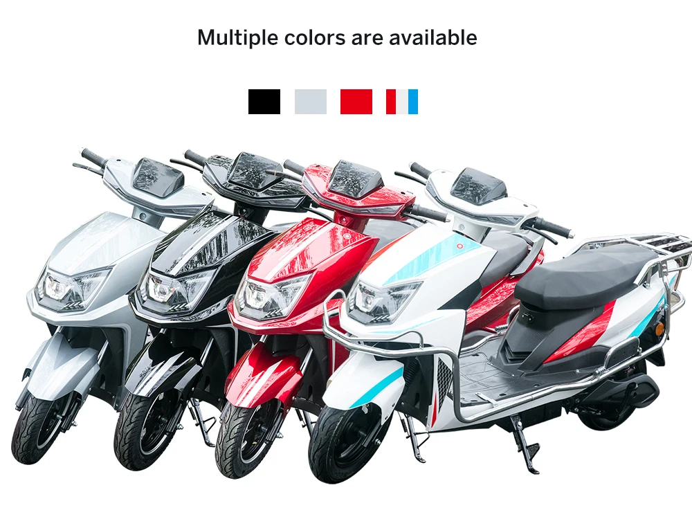 High performance 800w 1000W Lead acid battery E-moped Electric motorcycle