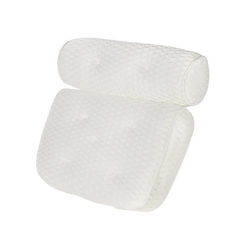 
2021 New 3D Mesh Bath Tub Cushion Spa Cushion With Suction Cups Comfortable Bath Tub Pillow 