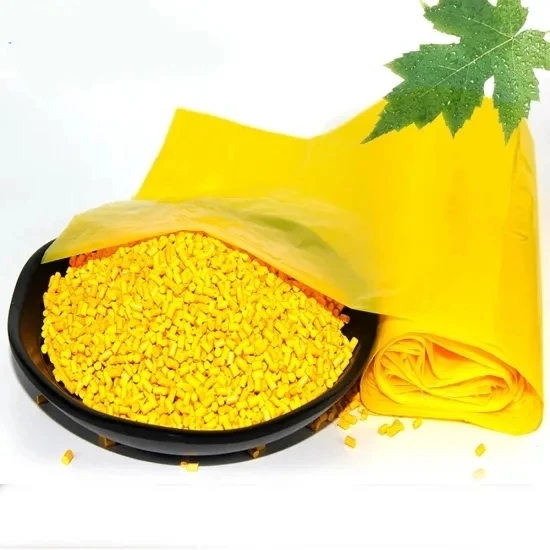 ПЭ ПП ПЭТ эва желтый цвет маточная смесь для полиэстера нить/нить пряжи