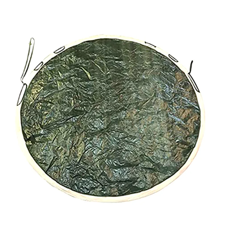 Садовый круглый зеленый складной совок для сбора листьев